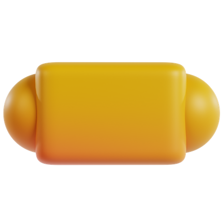 Yellow Basic Shape  3D Icon