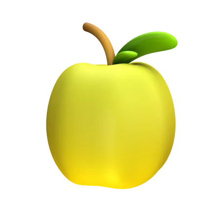 Yellow Bell Pepper  3D Icon