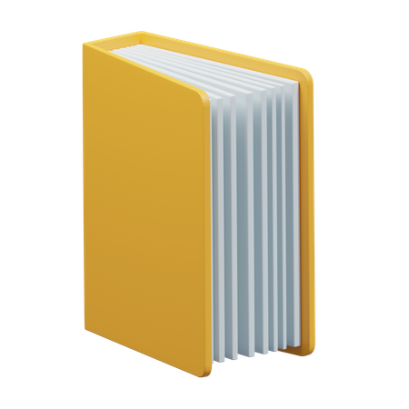 Yellow Book  3D Icon