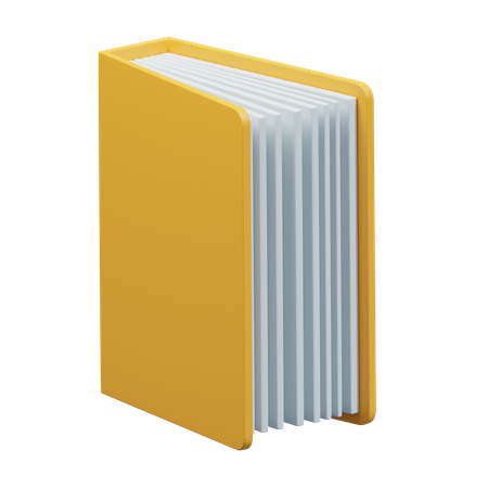Yellow Book  3D Icon