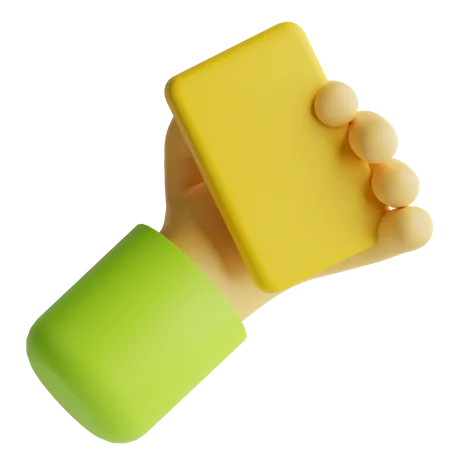 Yellow Card  3D Icon