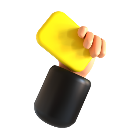 Yellow Card  3D Icon