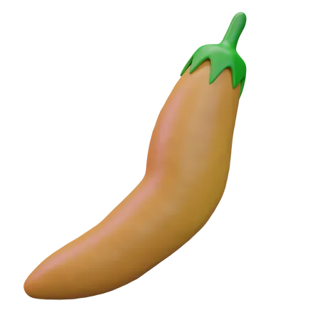 Yellow Chillies  3D Icon