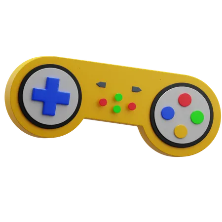 Yellow Joystick  3D Icon