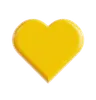 Yellow Love Emoji