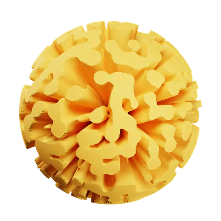 Yellow Maze  3D Icon