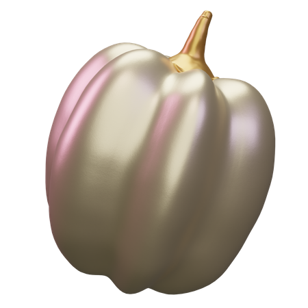 Yellow Paprika  3D Icon