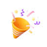 party emoji 3d