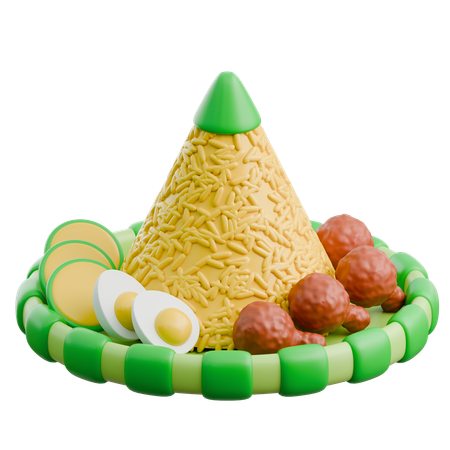 Yellow Rice  3D Icon
