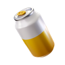 yellow soda can 3d