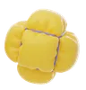Yellow Soft Body Six Rectangle Balloon Shape