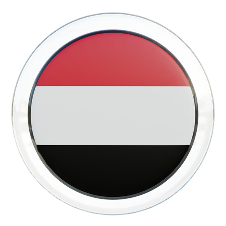Yemen Flag  3D Icon