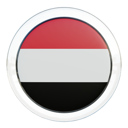 Yemen Flag  3D Illustration