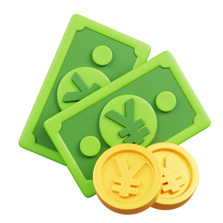 Yen  3D Icon