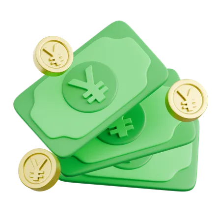 Yen  3D Icon