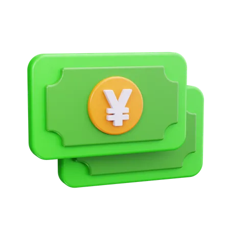 Yen  3D Icon