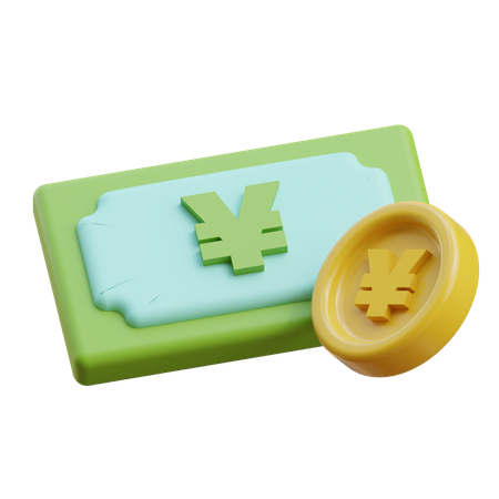 Yen  3D Icon