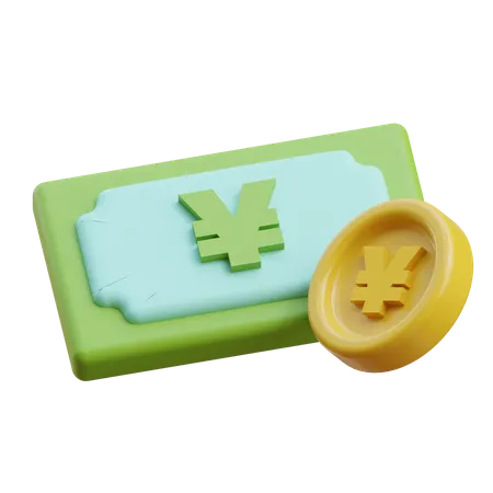 Yen  3D Icon