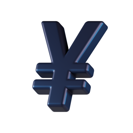 Yen  3D Icon