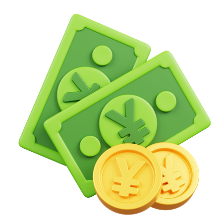 Yen  3D Icon