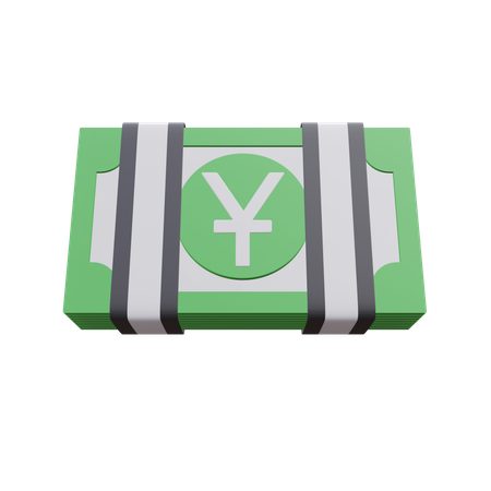 Yen Bundle  3D Icon