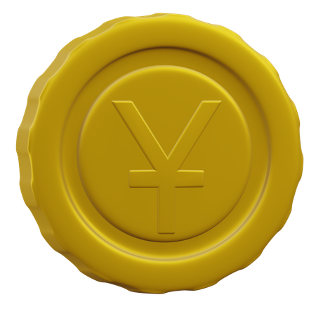 Yen Coin  3D Icon