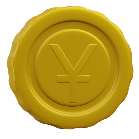 Yen Coin  3D Icon