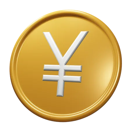 Yen Coin  3D Icon