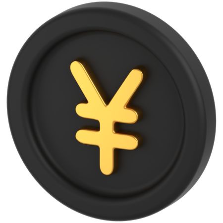 Yen Coin  3D Icon