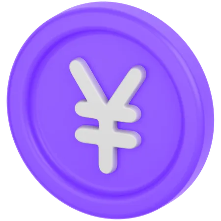 Yen Coin  3D Icon