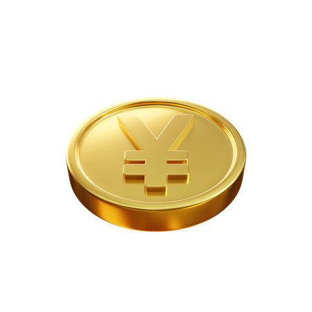 Yen Coin  3D Icon