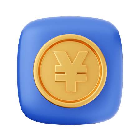 Yen Coin  3D Icon