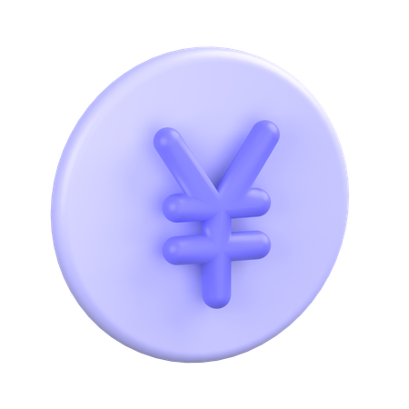 Yen Coin  3D Icon