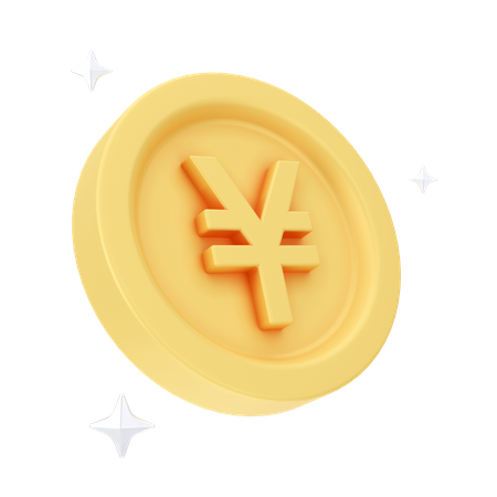 Yen Coin  3D Icon