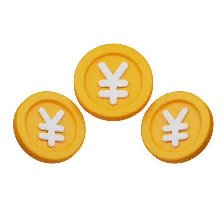 Yen Coin  3D Icon