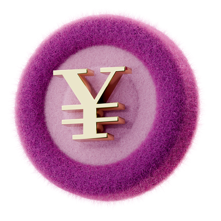 Yen Coin  3D Icon