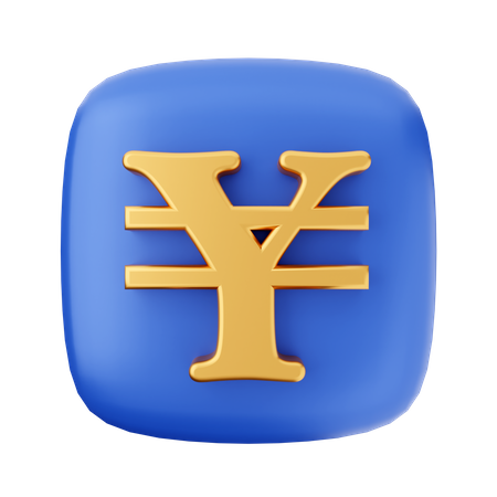 Yen Coin  3D Icon