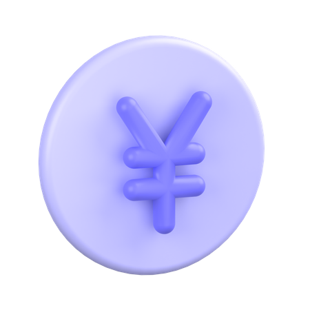 Yen Coin  3D Icon