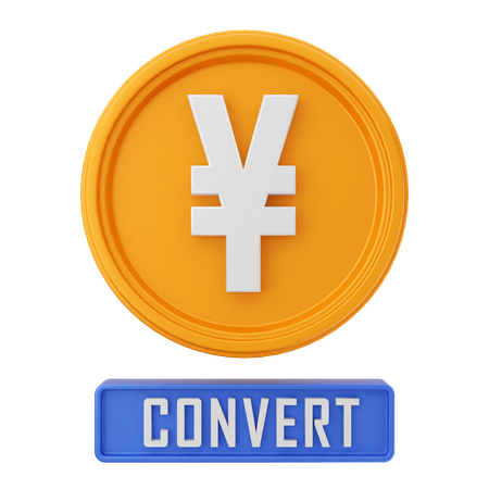 Yen Convert  3D Icon