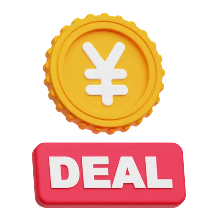 Yen Deal  3D Icon