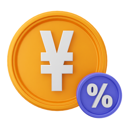 Yen Disocunt  3D Icon