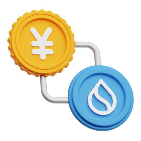 Yen Exchange  3D Icon