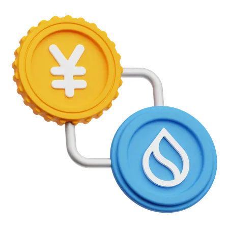 Yen Exchange  3D Icon