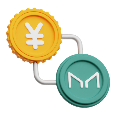Yen Exchange  3D Icon