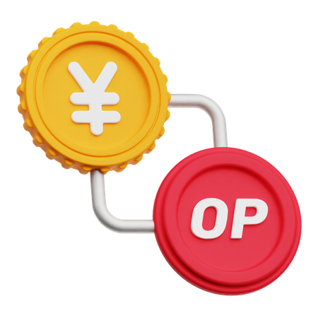 Yen Exchange  3D Icon