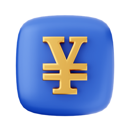 Yen-Zeichen  3D Icon