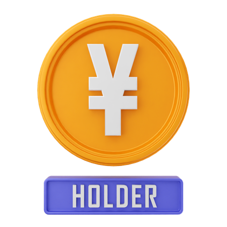 Yen Holder  3D Icon