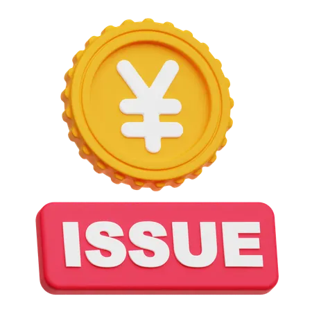 Yen Issue  3D Icon