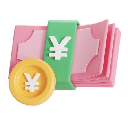 Yen japan  3D Icon