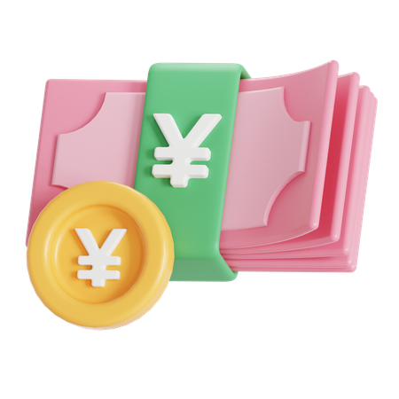 Yen japan  3D Icon